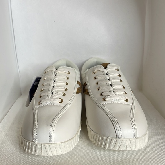 Tretorn Leopard Nylite Leather Sneakers Size 9M - NWT - Picture 5 of 15